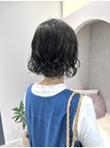 ボブパーマ強めパーマ巻き髪風パーマ