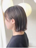 30代40代に人気☆くびれる切りっぱなしボブ