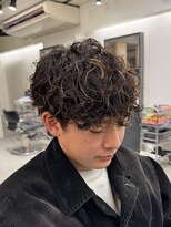 シャドウパーマルーズパーマ外国人風パーマプードルパーマ原宿