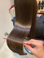 ジーナ 船橋(Zina)&nbsp;髪質改善＊ロングレイヤーグレーベージュ＊美髪【Zina船橋】