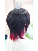 ネス(NESS)&nbsp;ネープにインナーカラーの入ったウルフスタイル22