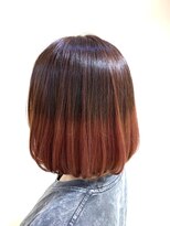 アズールサン 草加西口店(azule-sun)&nbsp;グラデーションカラー,ピンクアプリコット,ピンクベージュ,ボブ