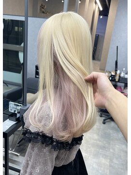 シエンゴールド(CIEN gold) ブロンドカラー/ピンクカラー/ブリーチ#浜松駅#カラー#ブリーチ