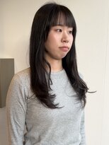 美容室 アイディー i-dee ロングレイヤー×オリーブカラー