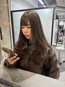 リリー(Lilley) 【稲永麻衣】レイヤーカット+顔まわり+ロングヘア+韓国ヘア