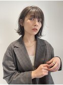 【透明感ヘア】ダークアッシュ×大人ガーリー×似合わせカット☆