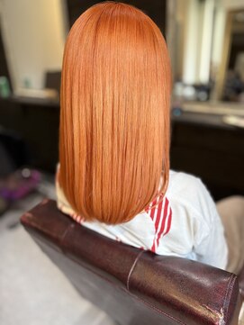 ロウ トウキョウ 八王子店(RAW TOKYO) ブリーチカラー オレンジ