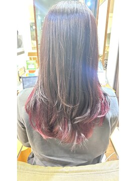 ムーア(MUA) ダークレッド☆インナーカラー