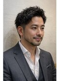 《30代.40代男性へ。大人のメンズパーマ》シャドウパーマ/銀座駅