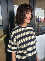フィルム(FiLMs) ゆるふわミディアムパーマ/透明感ブラウン