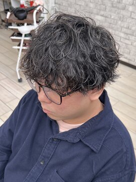 ウープス(Oops) 波巻きツイストスパイラル/メンズパーマ/岐阜大垣