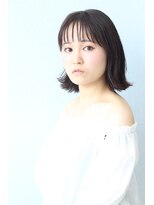 ヘアデザイン レオ(hair design leo)&nbsp;【leo】外ハネボブはシースルーバングで☆