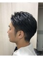 銀座マツナガ 東京駅店&nbsp;ツーブロック6mジェルでオールバックスタイルに