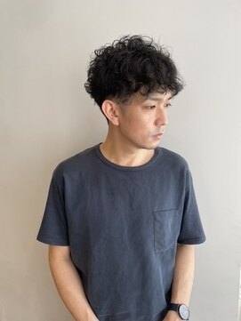 ザザ シンジュク(ZA/ZA shinjuku) モテる!!大人のツイストパーマ/ツーブロックショート/メンズ