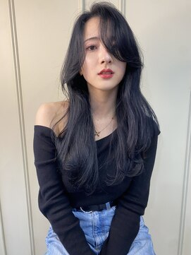 アリスバイアフロート 自由が丘(ALICe by AFLOAT) 抜け感ロングブルーブラック