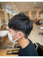 オレのカット ワタシのカラー&nbsp;２ブロックメンズショート