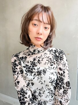 ロロ(ro-ro) 【恵比寿roro】レイヤーカット×グレージュカラー