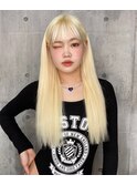 韓国ブロンドスタイル シールエクステ80本