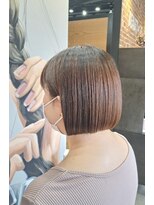 ナンバー リコ 名駅 ジャム 名古屋(N° rico JAM)&nbsp;切りっぱなしボブ/大人かわいい/モード/伸ばしかけ