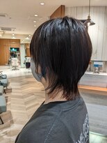 アース 三田南ウッディタウン店(HAIR&MAKE EARTH) 20代30代40代メンズショートウルフマッシュインナーカラー