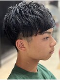 メンズカット ツーブロック 無造作マッシュ 20代30代40代