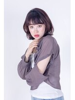 スノードロップ 高円寺店(Snowdrop)&nbsp;黒髪/グレーベージュ/レイヤーロング/前髪パーマ/高円寺