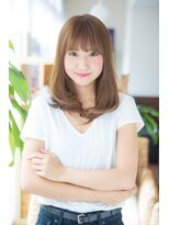 ステージ(STAGE) 大人かわいい/レイヤーロング/グレーベージュ/前髪パーマ/幡ヶ谷