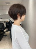 ショート/前髪/レイヤーカット/グレーベージュ/髪質改善[池袋]