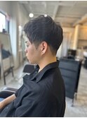MEN’S HAIR マッシュパーマアッシュブラックカルマパーマ