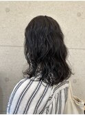 ミディアムパーマスタイル