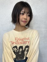 バース(BIRTH)&nbsp;天神【BIRTH】外ハネ切りっぱなしボブ前髪20代30代　2