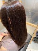 【ビフォーアフター】艶髪ストレート/髪質改善