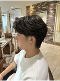 毛流れパーマ 韓国