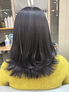 キーロ センター南(kiiro) セミロング×ウルフカット