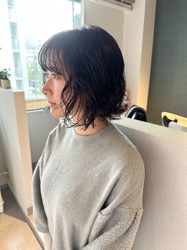 アム(amu) ボブパーマ/パーマボブ/ミニボブパーマ/パーマ/パーマヘア