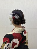 ツインお団子ヘア/ツインヘア/お団子ヘア