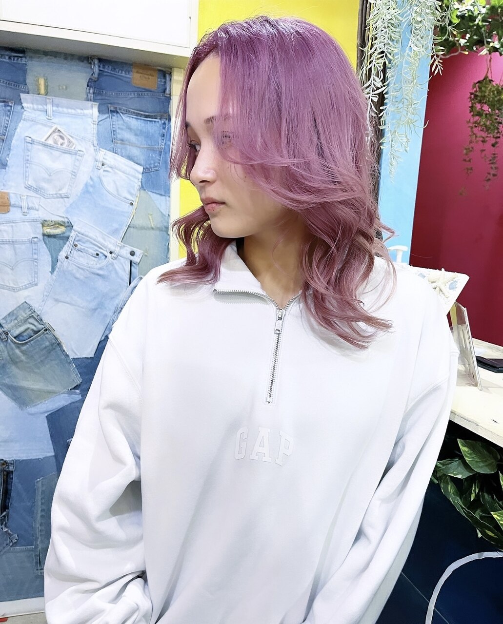 【外国人風ダブルカラー】カット+ブリーチ＋カラー 15400円[武庫之荘]