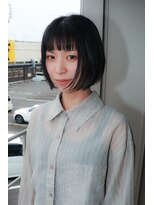 アイン(eim)&nbsp;切りっぱなしボブ/ミニボブ/黒髪ボブ
