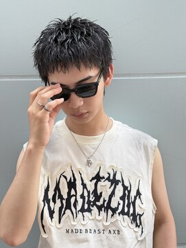 アイズ 海老名(AIZU) ダウンバングショート スパイキーショート メンズショート 短髪