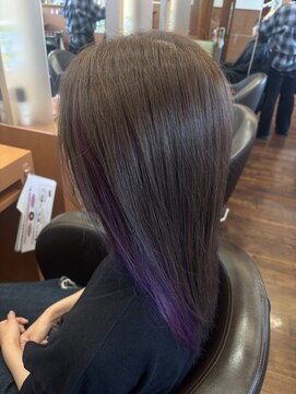 スタイル 廿日市(STYLE) 透明感ベージュ×パープルカラー