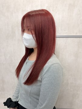 トクテ 高円寺(tokute) ブリーチカラー×レッド【高円寺】