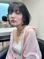 エレン 池袋(ElEn.)&nbsp;お勧めの小顔人気ショートボブ×ナチュラルウルフ