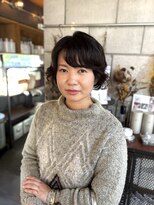 ファスナー(fustener)&nbsp;ショートボブ×ニュアンスパーマ