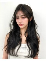 アマトウキョウ アユンチェ(AMA TOKYO×AYUNCHE) 前髪顔まわり韓国ヘアレイヤーカットサイドバンク2wayバンク韓国