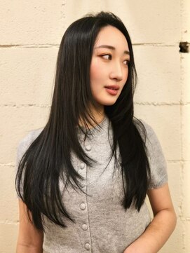 ランプ 代官山(the lamp) 大人美人レイヤースタイルハッシュカットロングレイヤースタイル