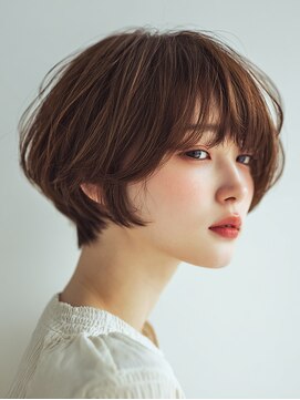 クラゲヘアー/小顔/ココアベージュ/オリーブグレー/大口子安