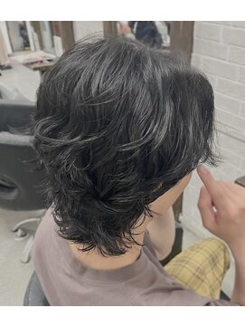 ヘアースポットイング(ing) メンズウルフ/ニュアンスパーマ/スパイラルパーマ