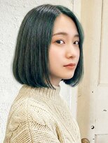 エノア 東京(ENORE)&nbsp;グリーンのハイライトで個性派おしゃれカラー