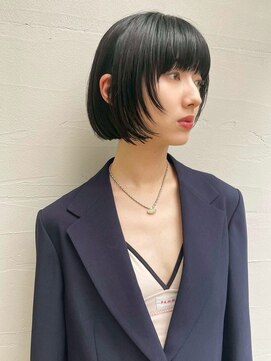 ロマリア(Lomalia) ボブヘア[表参道/原宿/ダブルカラー/ケアブリーチ/縮毛矯正]