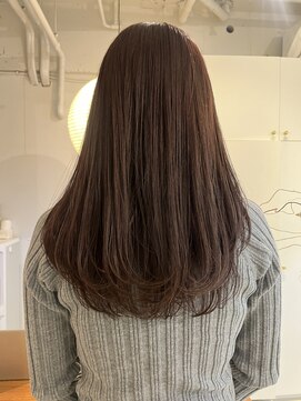 ライン(LINE) ブラウンカラー/ロングレイヤー